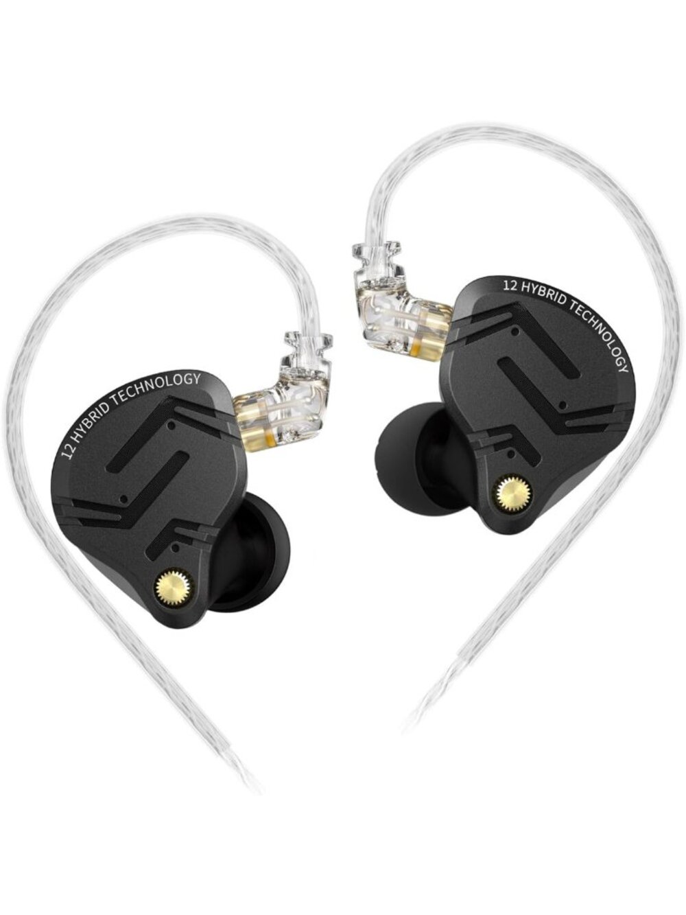 High-Performance Hybrid Wired Gaming Earbuds, 1DD+5BA IEM Headphones, Audiophile